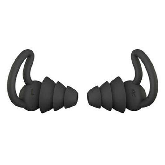 1 Pair Shark Fin Nnti-falling and Noise-reducing Earplugs Anti-Noise Earplugs For Sleeping Dormitory Noise Cancelling And Noise Prevention Earplugs(Black (3 Layers)) - Earmuff & Pad by buy2fix | Online Shopping UK | buy2fix