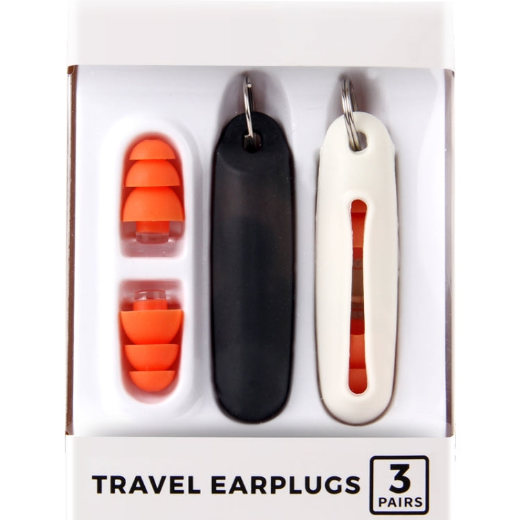 Anti-Noise Sleep Earplugs Silicone Soundproof Earplugs Industrial Noise Cancelling Silent Earplugs(Orange) - Earmuff & Pad by buy2fix | Online Shopping UK | buy2fix