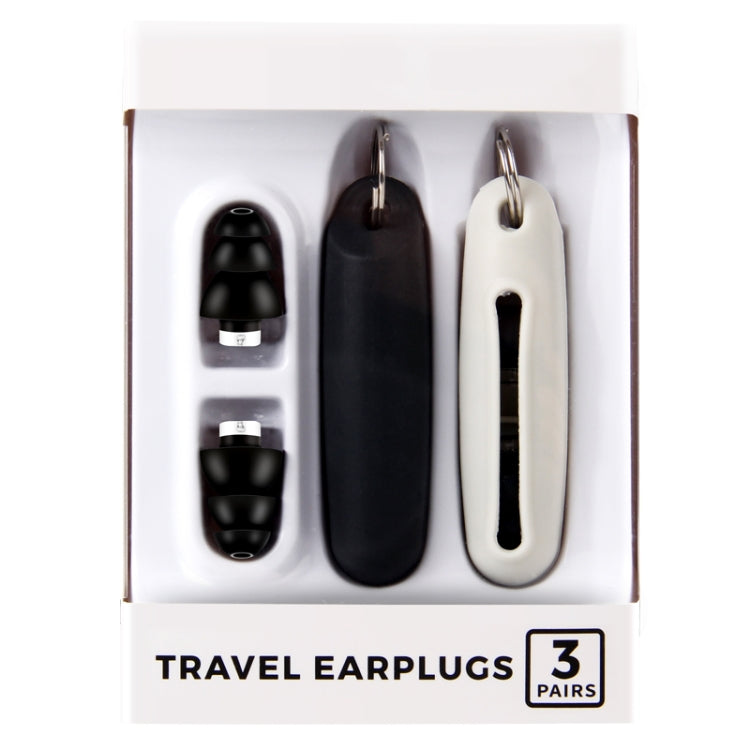 Anti-Noise Sleep Earplugs Silicone Soundproof Earplugs Industrial Noise Cancelling Silent Earplugs(Black) - Earmuff & Pad by buy2fix | Online Shopping UK | buy2fix