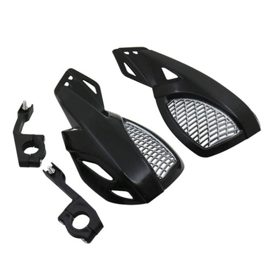 24CM Motorcycle Handguard Hand Guard Protector for Kawasaki Suzuki Honda Yamaha Moto Dirt Bike ATVS With Mount Kit(Black) by buy2fix