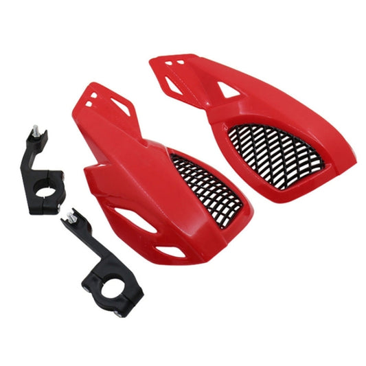 24CM Motorcycle Handguard Hand Guard Protector for Kawasaki Suzuki Honda Yamaha Moto Dirt Bike ATVS With Mount Kit(Red) by buy2fix