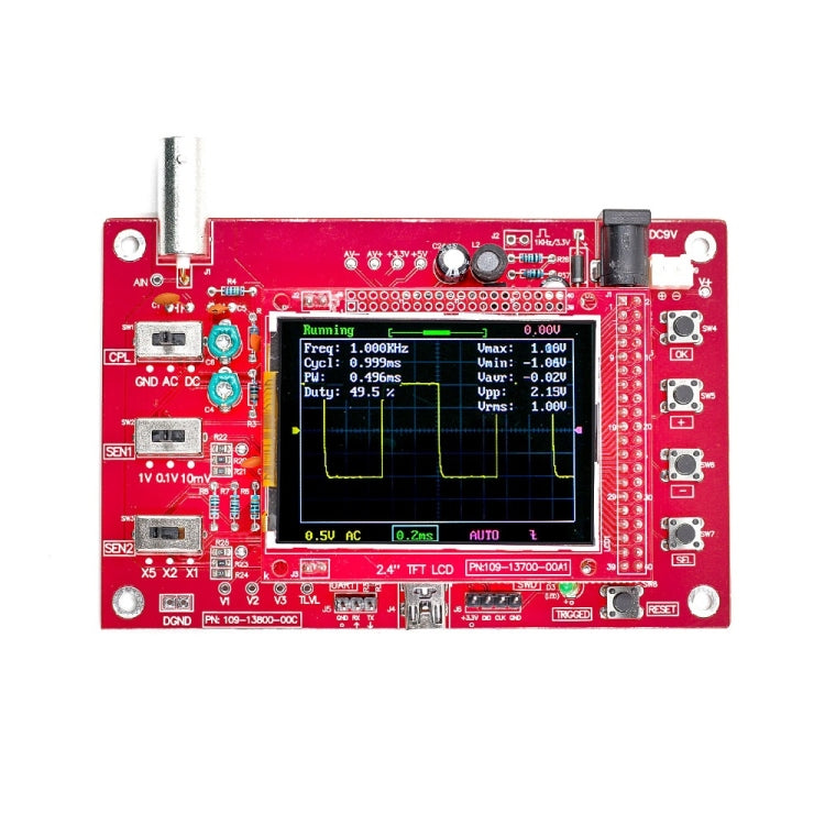 DSO138 Oscilloscope (Full Assembled) - LCD & LED Display Module by buy2fix | Online Shopping UK | buy2fix