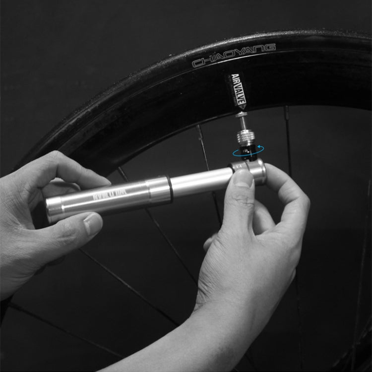 WILD MAN Mountain Road Bike Portable Bicycle Pump Us And French Mouth Universal Pump Mini Basketball Football Pump(Red) by WILD MAN