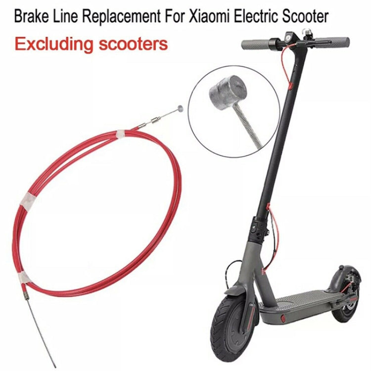 2 PCS For Xiaomi Mijia M365 Electric Scooter Rear Disc Brake Cable Brake Pipeline(Red) - Accessories & Parts by buy2fix | Online Shopping UK | buy2fix