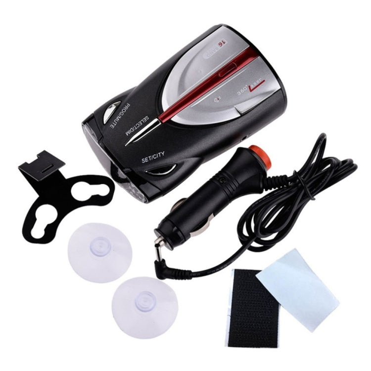 12V Laser Anti Radar Car Detector 360 Degree Led Display Police Speedometer Voice Alert/Alarm - Radar Detectors by buy2fix | Online Shopping UK | buy2fix