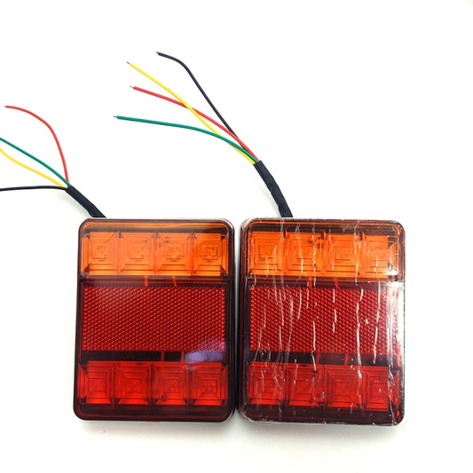 2 PCS CNSUNNY LIGHT DC 12V Car Truck Trailer Caravans LED Rear Tail Warning Brake Lights by buy2fix