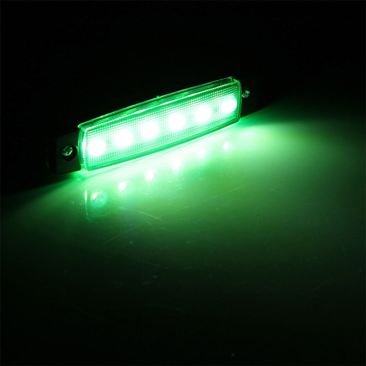 4 PCS 12V 6 SMD Auto Car Bus Truck Wagons External Side Marker Lights LED Trailer Indicator Light Rear Side Lamp(Green) - Clearance Lights by buy2fix | Online Shopping UK | buy2fix