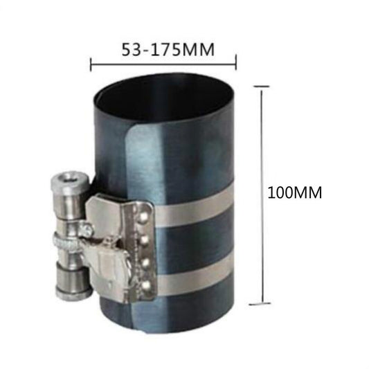 2 PCS Piston Ring Compressor Shrinker Piston Ring Installation Tool Engine Repair Tool, Specification: 4 inch by buy2fix