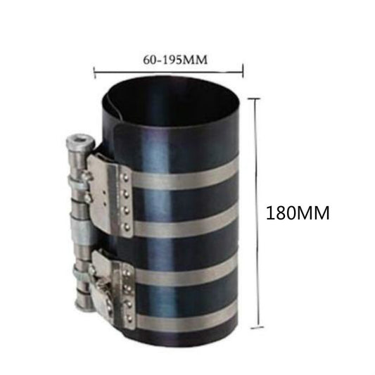 2 PCS Piston Ring Compressor Shrinker Piston Ring Installation Tool Engine Repair Tool, Specification: 6 inch by buy2fix