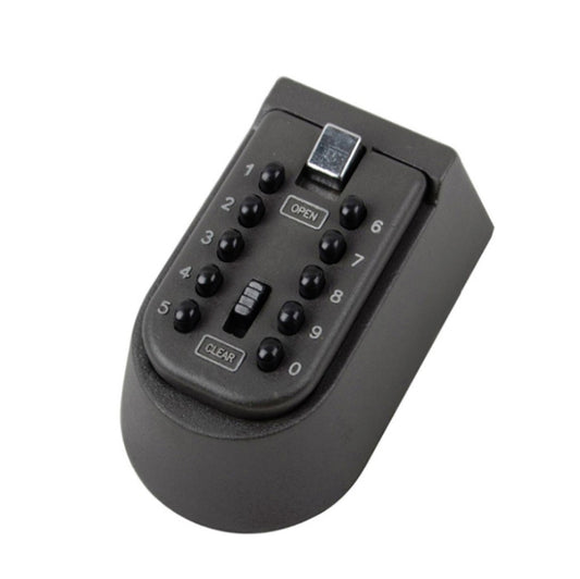 KS-004 Combination Lock Key Box Alloy Button Wall-Mounted Shield-Shaped Combination Box by buy2fix