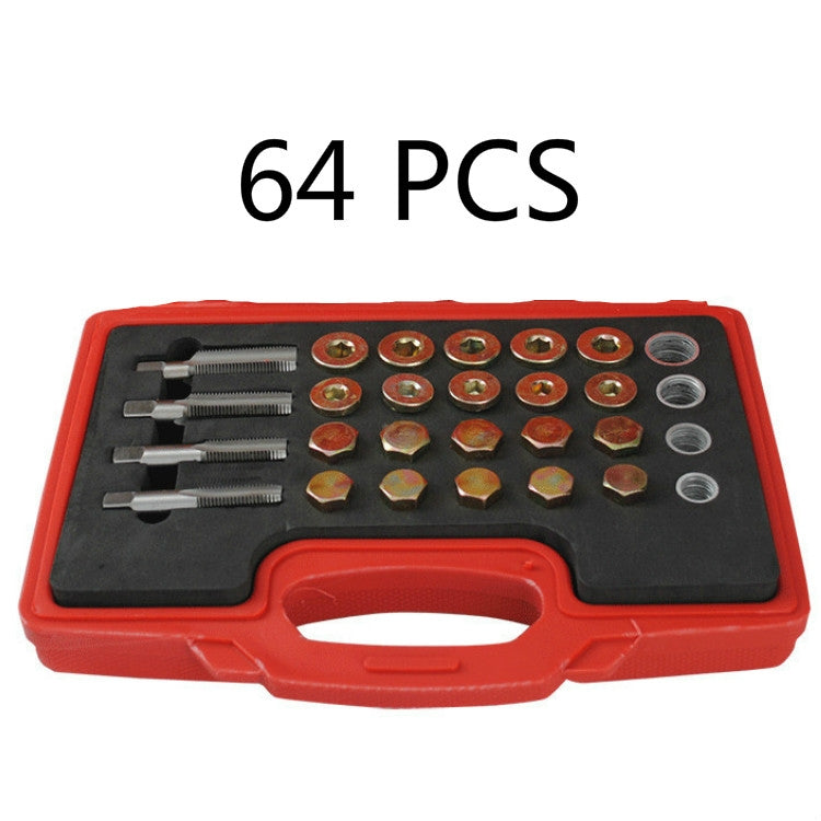 Car Oil Pan Oil Drain Screw Sliding Tooth Repair Tool Oil Bottom Screw, Specification:64 PCS In 1 - Nuts & Bolts by buy2fix | Online Shopping UK | buy2fix