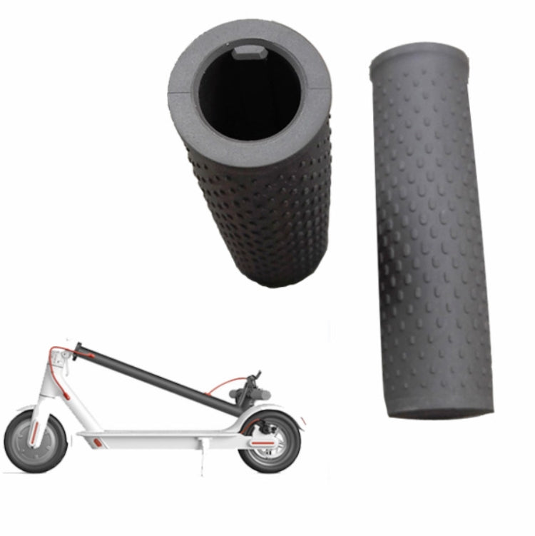 A Pair For Xiaomi Electric Scooter Silicone Car Handles Replace Non-slip Car Handles, Size:One Size(Black) - Accessories & Parts by buy2fix | Online Shopping UK | buy2fix
