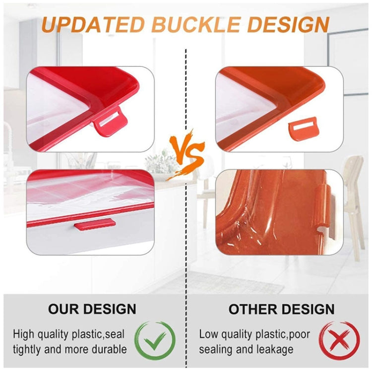 Vacuum Fresh-Keeping Tray Refrigerator Clever Tray - Preservation Supplies by buy2fix | Online Shopping UK | buy2fix