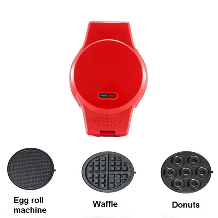 3-in-1 Multi-Function Eleictric Baking Pan Breakfast Maker Donut Sandwich Waffle Maker Pizza Maker, EU Plug - Bulit-in Ovens & Accessories by buy2fix | Online Shopping UK | buy2fix