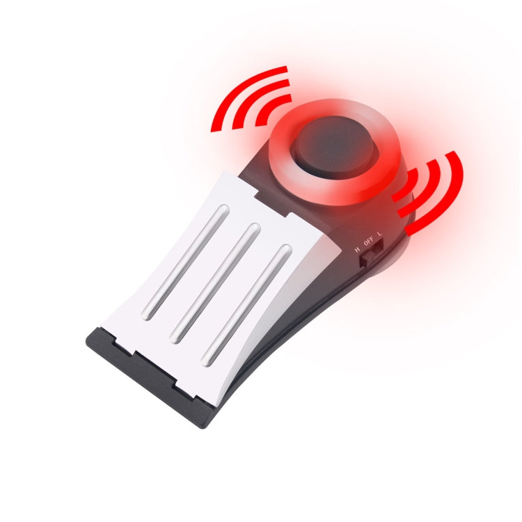 MSA-803 Window Vibration Alarm Door Stopper Flashing Light Burglar Alarm - Door Window Alarm by buy2fix | Online Shopping UK | buy2fix