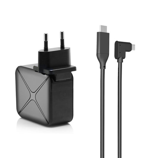 Multi-Function Projection And Charging AC Adapter Base Support Android/PC/Lite For Switch, Specifications:Black+EU Plug by buy2fix