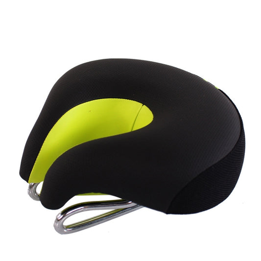 Noseless Bicycle Saddle Mountain Bike Thickened Soft Cushion(Green) - Bicycle Saddle by buy2fix | Online Shopping UK | buy2fix