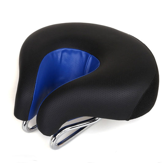 Noseless Bicycle Saddle Mountain Bike Thickened Soft Cushion(Blue) - Bicycle Saddle by buy2fix | Online Shopping UK | buy2fix