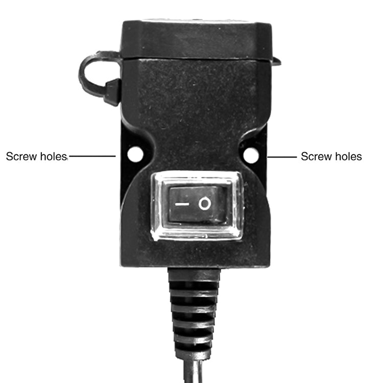 Dual USB Port 12V Waterproof Motorbike Motorcycle Handlebar Charger 5V 1A/2.1A Adapter Power Supply Socket for Phone Mobile - Electrical System by buy2fix | Online Shopping UK | buy2fix