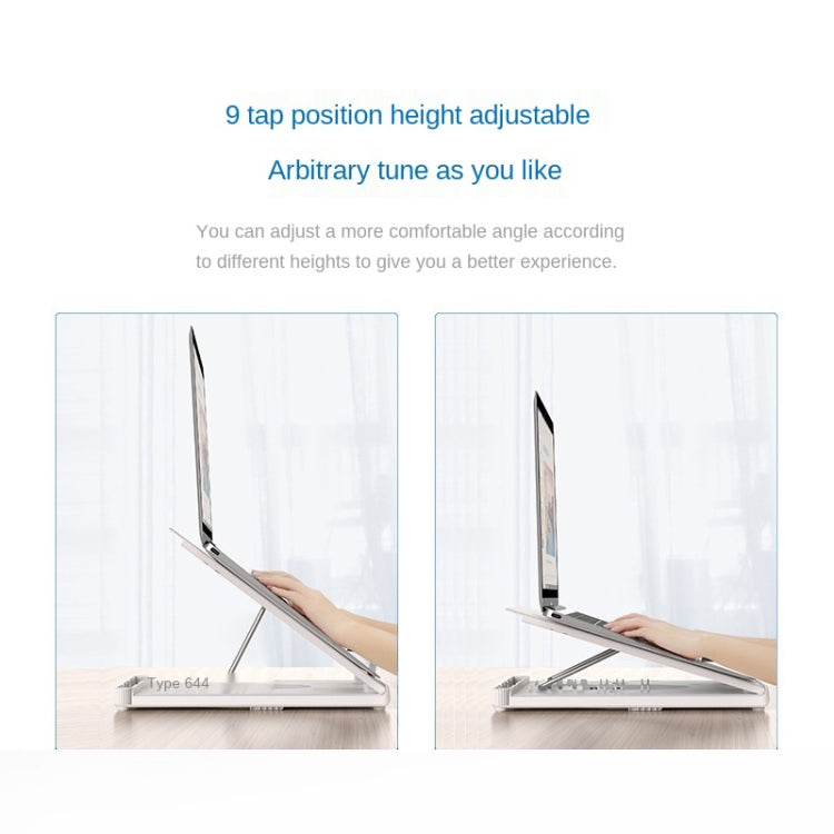 Multifunctional Folding Notebook Stand Monitor Increase Rack, Colour: Tripod (White) - Laptop Stand by buy2fix | Online Shopping UK | buy2fix
