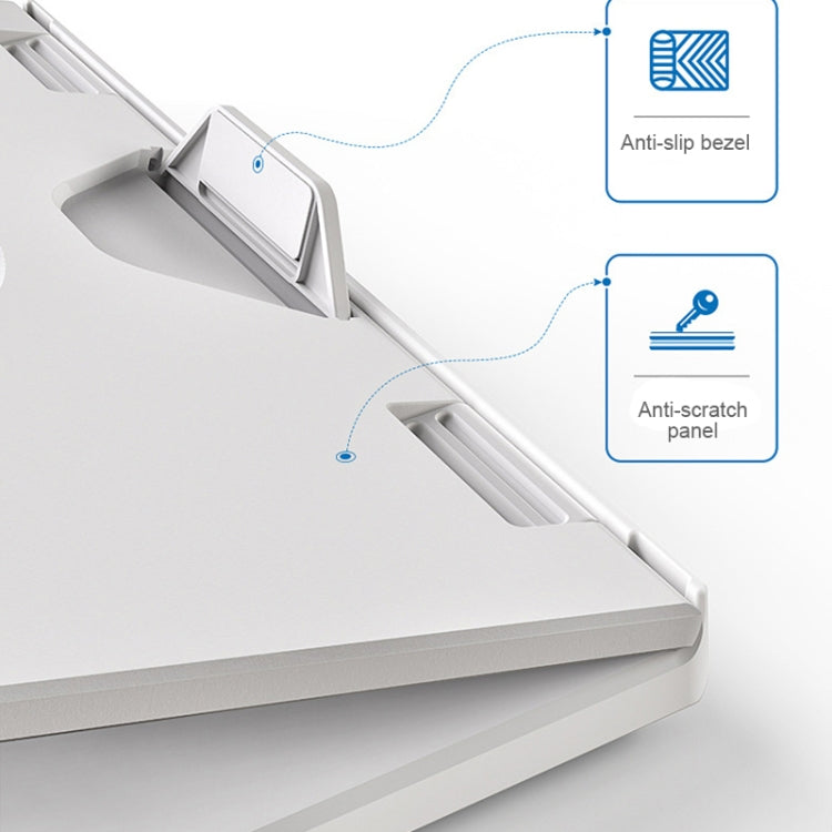 Multifunctional Folding Notebook Stand Monitor Increase Rack, Colour: Tripod (White) - Laptop Stand by buy2fix | Online Shopping UK | buy2fix