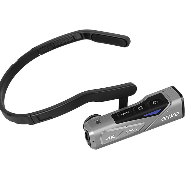 ORDRO EP7 4K Head-Mounted Auto Focus Live Video Smart Sports Camera, Style:With Remote Control(Silver Black) - DJI & GoPro Accessories by buy2fix | Online Shopping UK | buy2fix