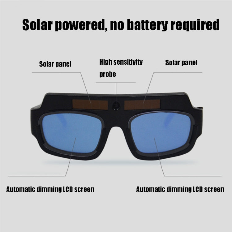 TX-012 Welding Anti-Ultraviolet And Anti-Glare Auto-Dimming Welding Goggles - Workplace Safety Supplies by buy2fix | Online Shopping UK | buy2fix