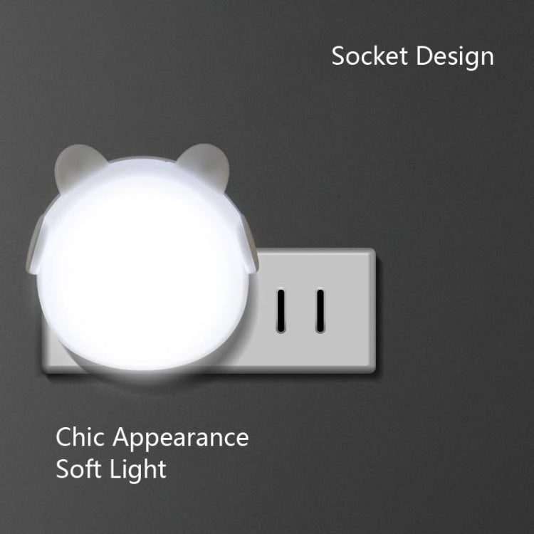 4 PCS Smart Light Control LED Bedroom Mini Night Light Energy-Saving Bedside Lamp, US Plug(Blue) - Night Lights by buy2fix | Online Shopping UK | buy2fix