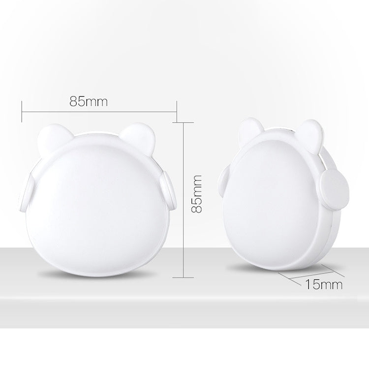 4 PCS Smart Light Control LED Bedroom Mini Night Light Energy-Saving Bedside Lamp, US Plug(White) - Night Lights by buy2fix | Online Shopping UK | buy2fix