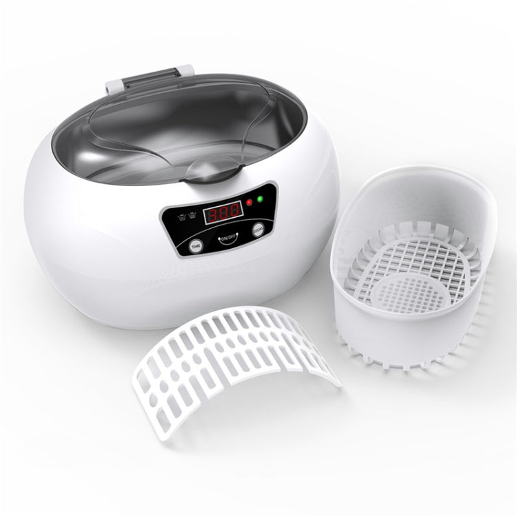 35W 600ml Mini Ultrasonic Cleaner Glasses Jewelry Household Ultrasonic Cleaner, Plug Type:220V UK Plug - Ultrasonic Cleaner by buy2fix | Online Shopping UK | buy2fix