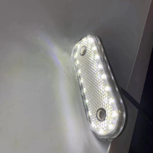 5 PCS MK-095 12/24V 20 LEDs Universal Truck Side Lights Truck Trailer Tail Lights (White) by buy2fix