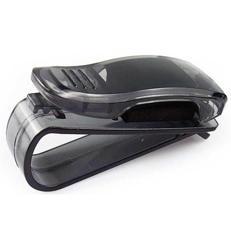 Multi-Function Glasses Case Atuo Car Accessories Sunglasses Holder Auto Fastener Ticket Clip(Black Clip) by buy2fix