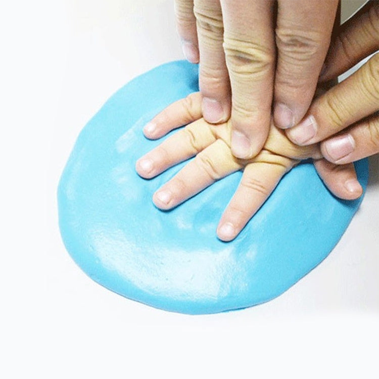 10 PCS Baby Care Air Dry Soft Clay Baby Hand and Foot Inkpad(Blue) by buy2fix