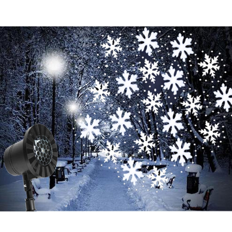 Christmas Snow Outdoor Waterproof Projection Lamp Landscape Lawn Decoration Light(EU Plug) - Street Lights by buy2fix | Online Shopping UK | buy2fix
