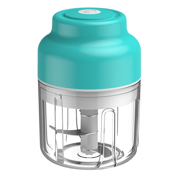 Wireless USB Charging Garlic Machine Baby Food Supplement Machine, Style:250ml Twisted Meat(Blue) - Stirrer & Squeezer by buy2fix | Online Shopping UK | buy2fix
