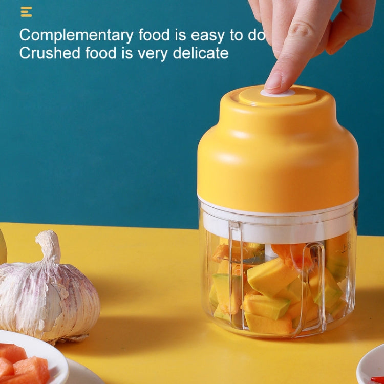 Wireless USB Charging Garlic Machine Baby Food Supplement Machine, Style:250ml Increased Power Minced Meat(Pink) - Stirrer & Squeezer by buy2fix | Online Shopping UK | buy2fix