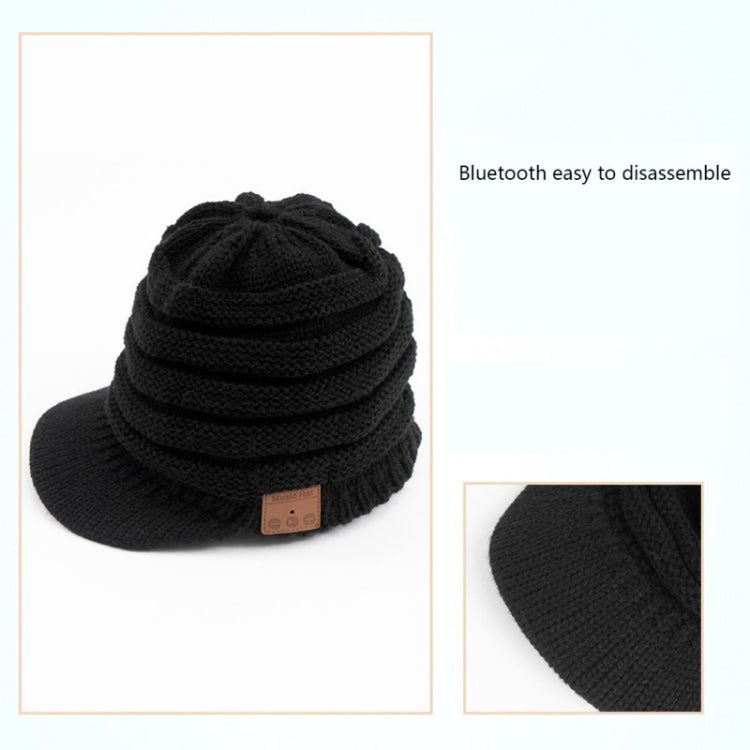 YZ Binaural Call Music Bluetooth Cap Winter Warm Wireless Headset Cap - Smart Hats by buy2fix | Online Shopping UK | buy2fix