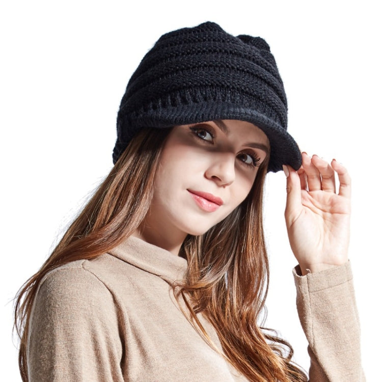 YZ Binaural Call Music Bluetooth Cap Winter Warm Wireless Headset Cap - Smart Hats by buy2fix | Online Shopping UK | buy2fix