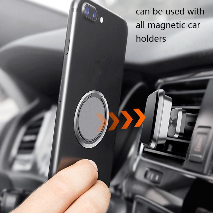 10 PCS Mobile Phone Ring Holder Creative Metal Ring Buckle Holder(Silver) by buy2fix