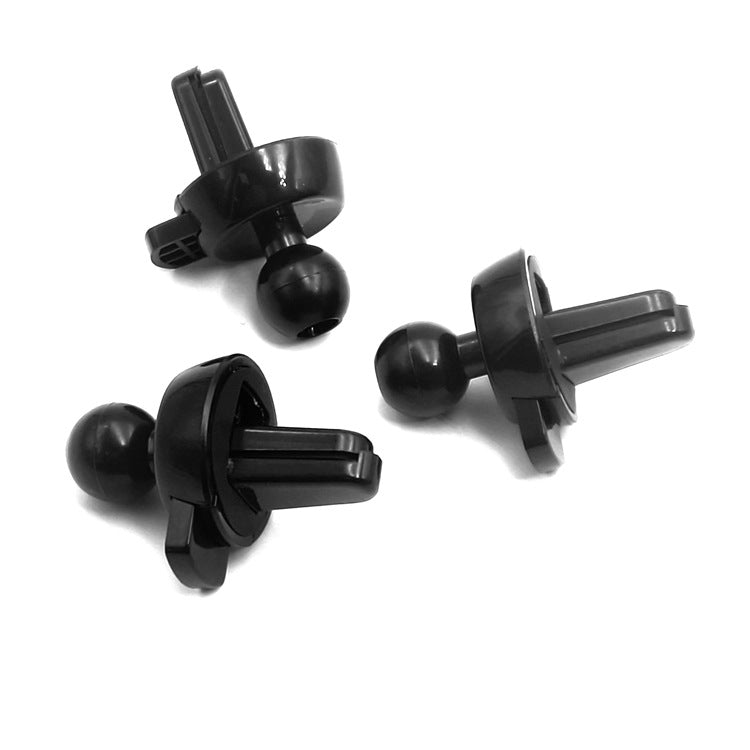 10 PCS Car Air Outlet Clip Accessories Round Olecranon Non-Slip Air Outlet Clip(Black) - Universal Car Holders by buy2fix | Online Shopping UK | buy2fix