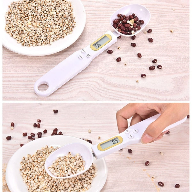 ABS Electronic Measuring Spoon Spoon Weighing Measuring Tool, Specification: 500g/0.1g, Colour: White by buy2fix