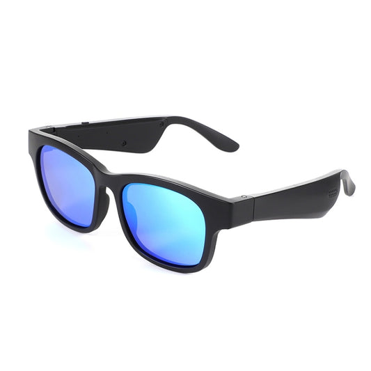 A12 Smart Bluetooth Audio Sunglasses Bluetooth Glasses(Blue) by buy2fix