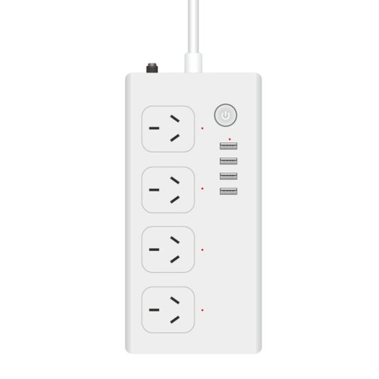 Home Office Wifi Mobile Phone Remote Control Timer Switch Voice Control Power Strip, Line length: 1.5m(AU Plug) by buy2fix