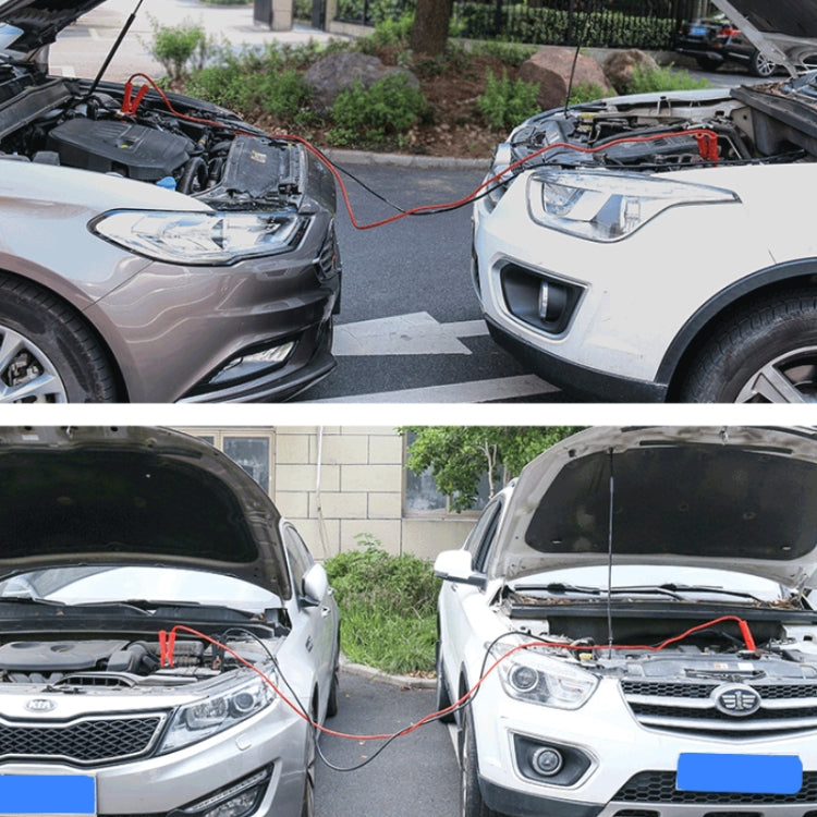 1000A Insulated Car Battery Cord Alligator Clip Pure Copper Battery Clip Car Ignition Wire by buy2fix