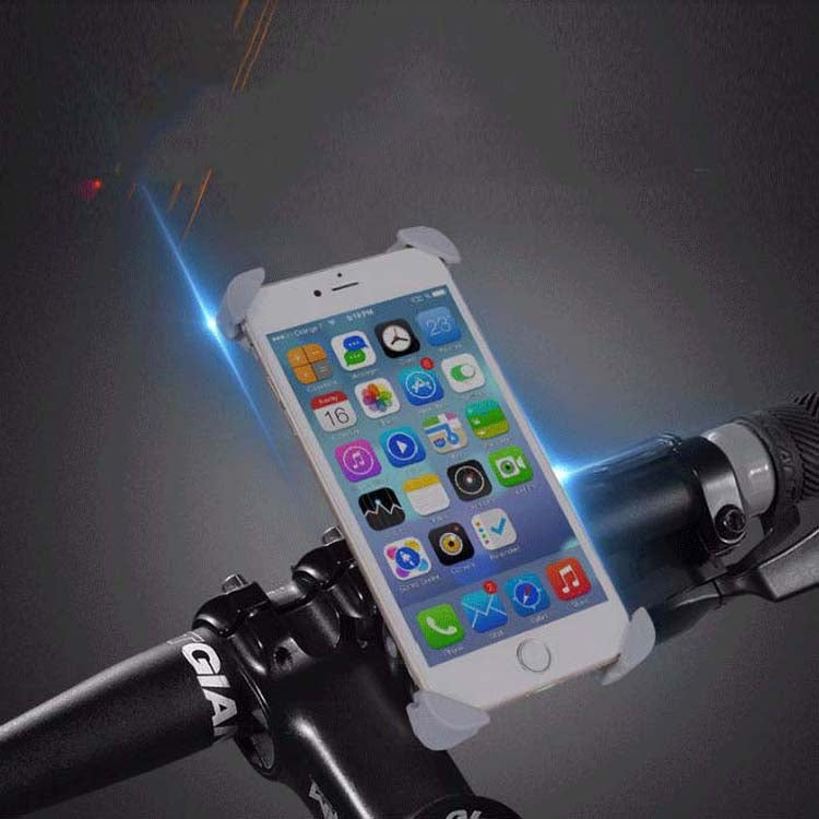 Motorcycle Bicycle Phone Holder Outdoor Riding Equipment Suitable For 4.7-8 Inch Mobile Phone/Tablet(Black) by buy2fix