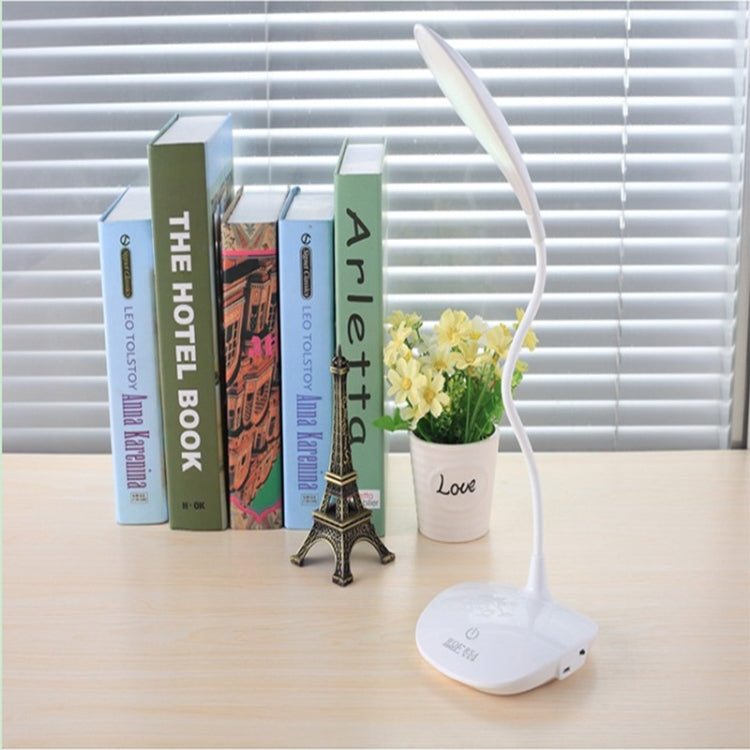 WS-601 USB Charging LED Reading Lamp Touch Dimming Bedroom Bedside Lamp, Size: 43x13.5cm(White) - Desk Lamps by buy2fix | Online Shopping UK | buy2fix