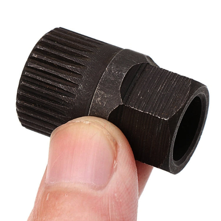 Spline Alternator Clutch Free Wheel Pulley Removal Tools Installations Socket(Black) - Hand Tool Sets by buy2fix | Online Shopping UK | buy2fix