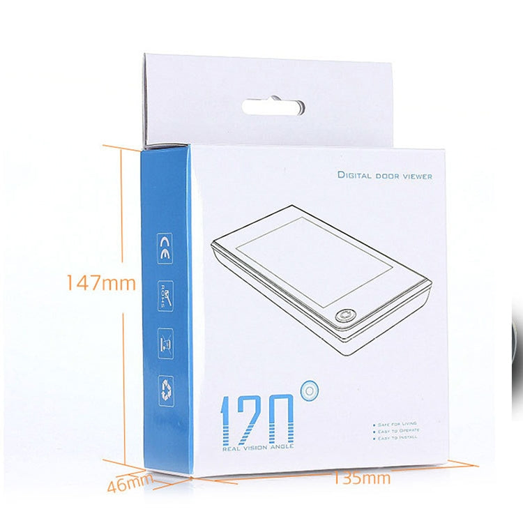 SF520A 2.0 Million Pixels Wireless Anti-Theft Smart Video Doorbell with 3.5 inch Display Screen - Video DoorBell by buy2fix | Online Shopping UK | buy2fix