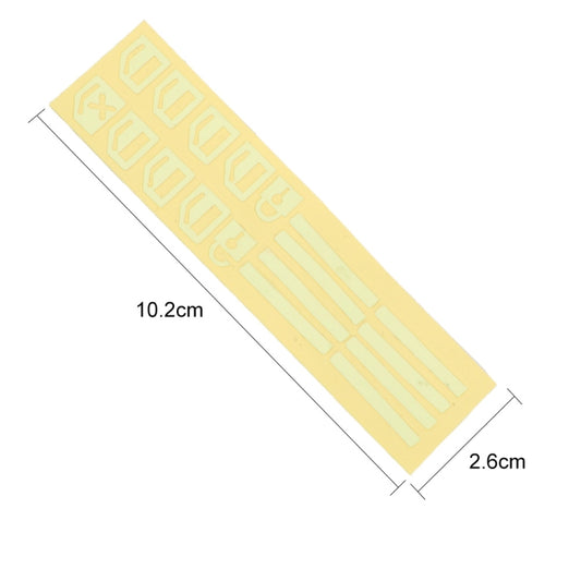 Car Window Sticker Lifter Modified Sticker Car Luminous Switch Car Window Button Car Sticker(Luminous Green) by buy2fix