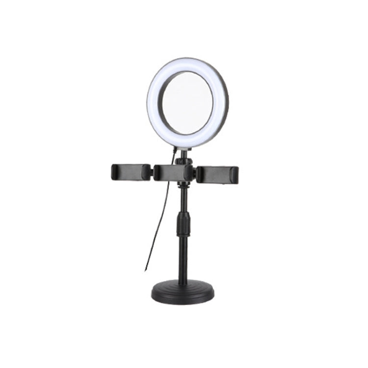 2 PCS Desktop Universal Retractable Multifunctional Mobile Phone Live Broadcast Stand, Specification: Three Positions With Fill Light - Stand by buy2fix | Online Shopping UK | buy2fix